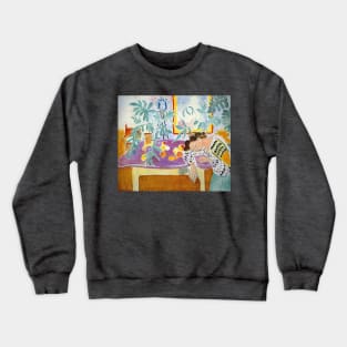 Still Life with Sleeper (1940) by Henri Matisse Crewneck Sweatshirt